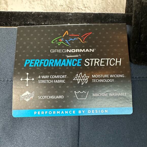 Greg Norman Shorts Gold Athletic Business Casual Performance Stretch Navy 38 - Picture 5 of 9